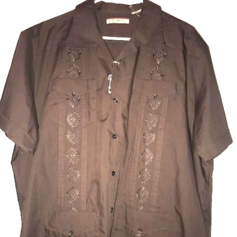 Havanera Co Embroidered Camp Shirt XL NWOT